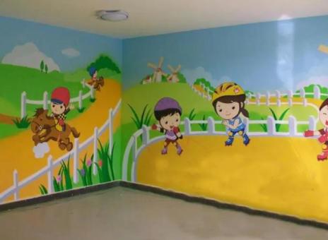 汝州幼儿园墙体彩绘制作流程及注意事项