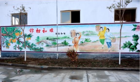 汝州乡镇文化墙 乡风文明焕发新活力