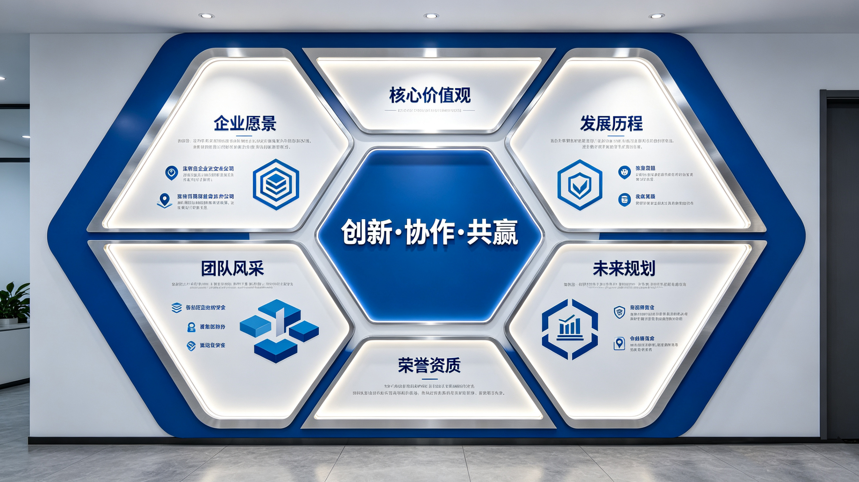 汝州企业文化墙六边形避坑指南（新手常犯5个错误）